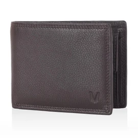 MAGATI IL Toro Classic Wallet with Coin Compartment, RFID Protection, Mini Wallet for Men & Women, Small, Card Holder, Shopping Trolley Chip Compartment, Wallet, brown, XL coin compartment