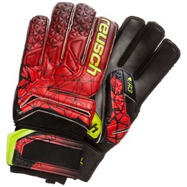 Reusch Herren Fit Control R3 Torwarthandschuhe, Black/fire red, 8