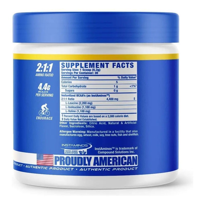 Ronnie Coleman Bcaa Xs Sabor Tropical Punch 30 Porciones
