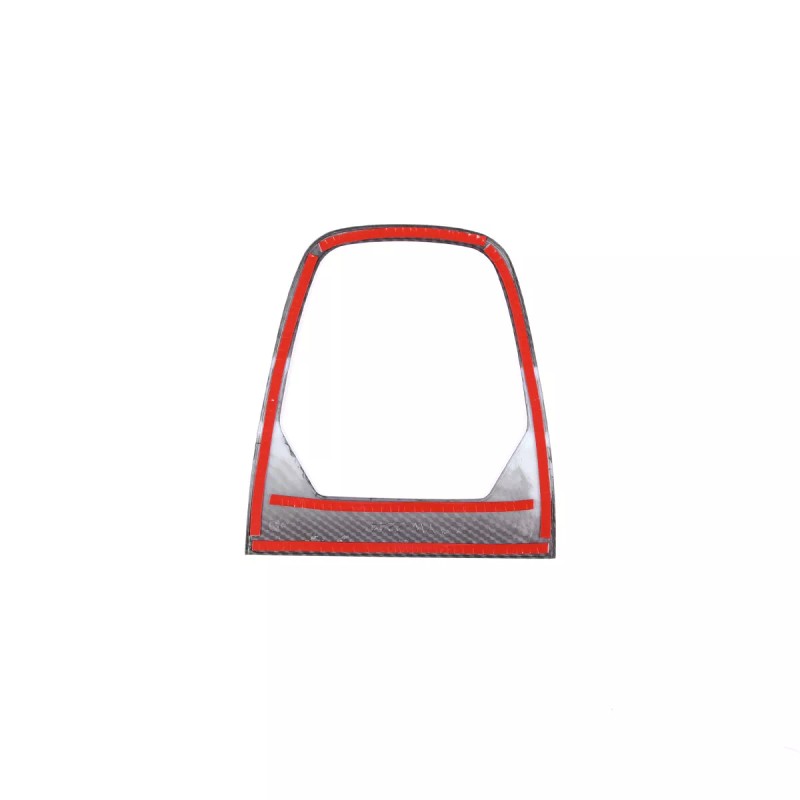 Ynei 5Pcs ABS Carbon Fiber Interior Center Console Trim Set