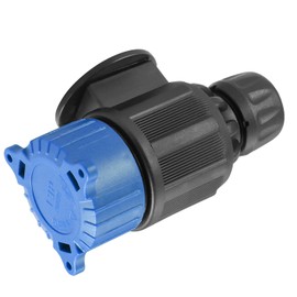 ETUKER 13 Pin Trailer Plug with Parking Cover 12V 13Pin Tow Bar Connector for Truck RV Cars Caravan Trailer Accessory Adapter