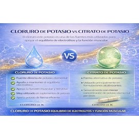 Biovea | Cloruro de Potasio 99 Mg de Liberaci?n Prolongada | Absorci?n Gradual y Mejor Tolerancia | Apoya Hidrataci?n, M?sculos y Equilibrio Electrol?