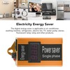 Power Saver Aluminium Alloy 100KW Voltage Value Display Electricity Energy