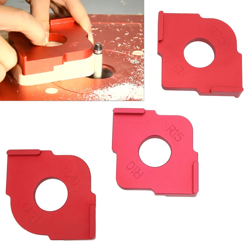 R Rounded Corner Template Router Woodworking Positioning Locator R5-R25 R10-R15