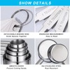 Measuring Spoon Stainless Steel Measuring Cup and Measuring Ruler for