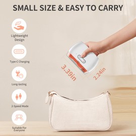 Automatic Nail Clipper, 2 in-1 Electric Nail Clipper and Nail Polisher, Electric Baby Nail Clippers with Light,USB Rechargeable Suitable for Babies,Women Manicure,Kids, Adults and Seniors（Orange）