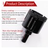 Diamond Hole Saw Kit 7PCS, Tile Hole Saw Kit, 1/4"