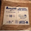 Appleton Electric LR125M 1-1/4" Conduit Body Malleable Iron Unilet Threaded