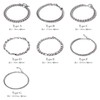Naru Stainless Steel Silver Chain Bracelet, Men's, Women's, Matching Couples,