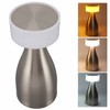 Metal Table Lamp Stepless Dimmable 3 Color Touch Control Rechargeable