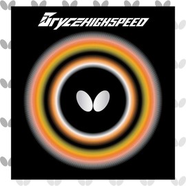 Butterfly Bryce High Speed Table Tennis Rubber Sheet - 1.9 or 2.1 mm - Red or Black - 1 Inverted Table Tennis Rubber Sheet - Professional Table Tennis Rubber