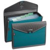 Snopake A4 Zeon Turquoise 6-Part Expanding Organiser [Ref: 15893]