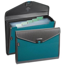 Snopake A4 Zeon Turquoise 6-Part Expanding Organiser [Ref: 15893]