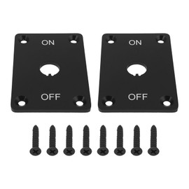 Be In Your Mind 2Pcs Toggle Switch Panel ON-OFF Bracket Mounting Holes 12mm with Screws Aluminum Alloy for Most Caravan Marine Boat Car Trailer RV