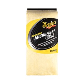 Meguiar's X2035EU Supreme Shine Microfibre Cloths Pack of 6