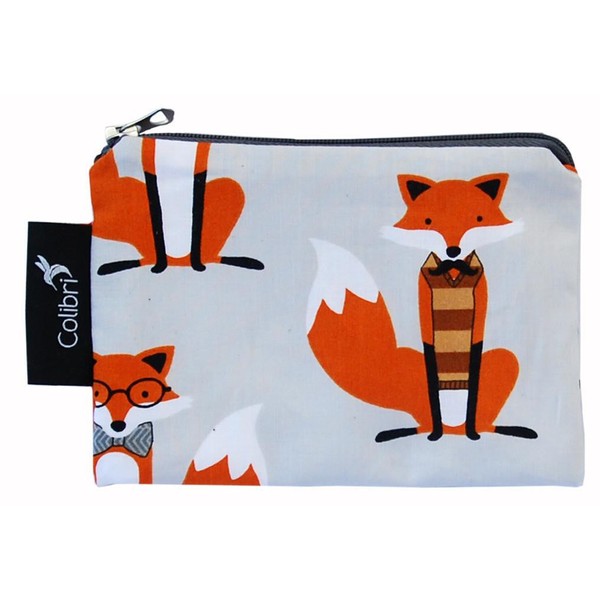 Colibri Reusable Snack Bag Foxes Small