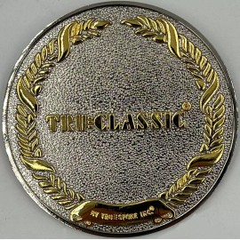Trueclassic® Gold & Chrome Medallion for Trueclassic® Hubcaps by Truespoke®