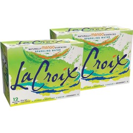 LaCroix Sparkling Water, Mango 12 oz. (pack of 24)