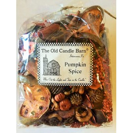 Old Candle Barn Pumpkin Spice Potpourri Large Bag - Perfect Fall Decoration or Bowl Filler - Beautiful Autumn Scent