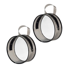 Outanaya 2pcs Cosmetic Bags for Travel Large Capacity Makeup Organizers Durable PVC Storage Pouches for Cosmetics Toiletries and Daily Essentials