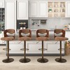 VECELO Bar Stool Set of 2, Kitchen Island Stools with