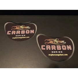 McPherson Carbon Series Guitars 2pc Factory Sticker Set
