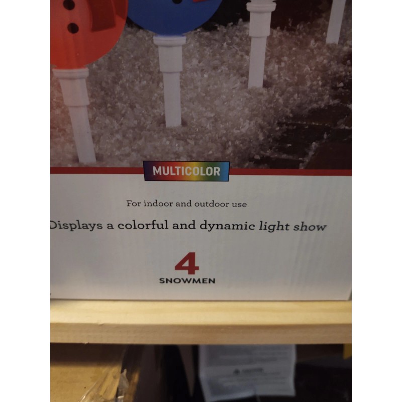 GEMMY Set 4 Lightshow Color Motion 20 in Christmas Pathway