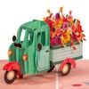 Frndly by Paper Love Vintage Flower truck Pop Up Card
