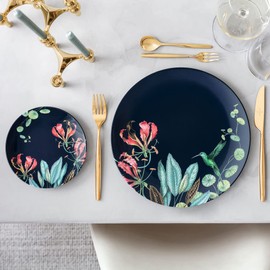 Villeroy & Boch Signature Avarua Bread Plate, 16 cm, Blue/Multi-Coloured