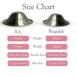 Original Breathable Soothing Silver Nursing Cups–Silver Nipple Shields for Breastfeeding-Nipple Covers Breastfeeding-Nipple Shields for Nursing Newborns-Breastfeeding Essentials-Healing Cups (Regular)