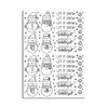 Rubon Sticker - viele weihnachtliche Motive zu Auswahl (M152)
