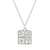 Sterling Silver Four Seasons Pendant Necklace, 18"