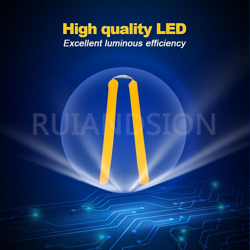 Ruiandsion BA15S 1156 LED Bulbs 6V AC/DC Warm White,1141 1003