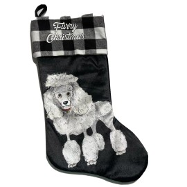 ASPCA White Poodle Christmas Stocking ASPCA New With Tag Dog