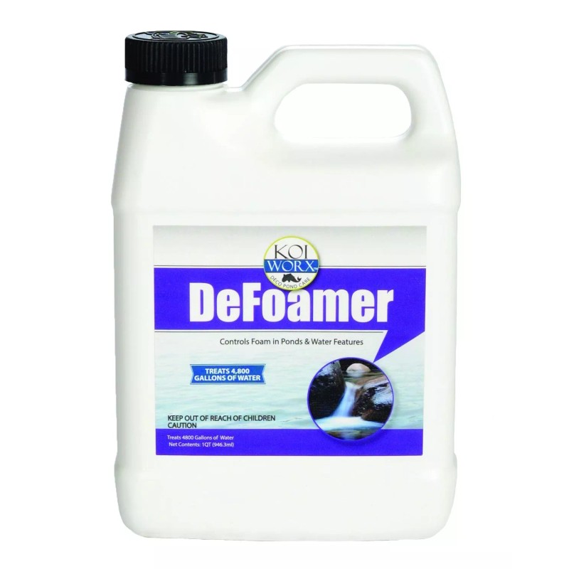 KoiWorx Defoamer - 32oz - Instantly Removes Foam, Safe for