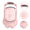 WOONEKY Electric Eyelash Curler with Claw Pattern USB Charging Heated