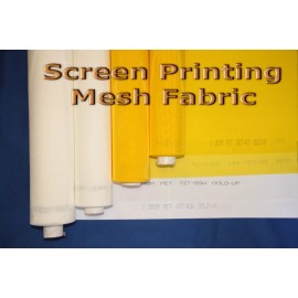 Gold-Up 10 yards- 160 White x 63" Width Silk Screen Printing Mesh Fabric