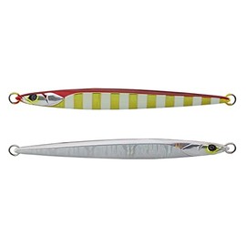 JACKALL Bumble's Jig, Semi-Long, 4.2 oz (120 g), Sakuramas Special Akakin/Glow Stripe