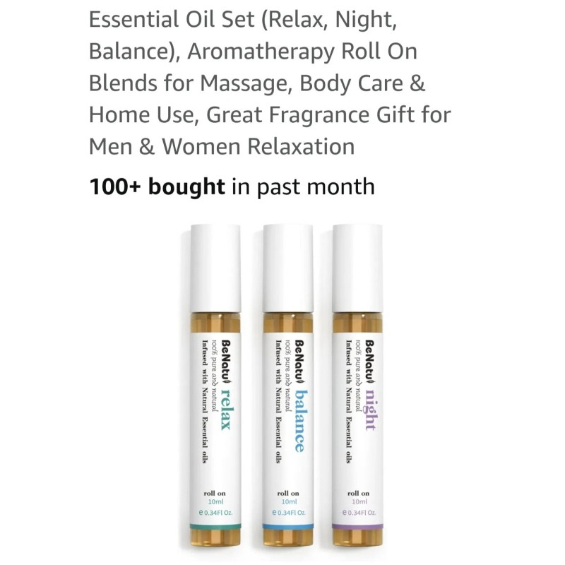 Benatul Essential Oil Roll Ons Set Of 3