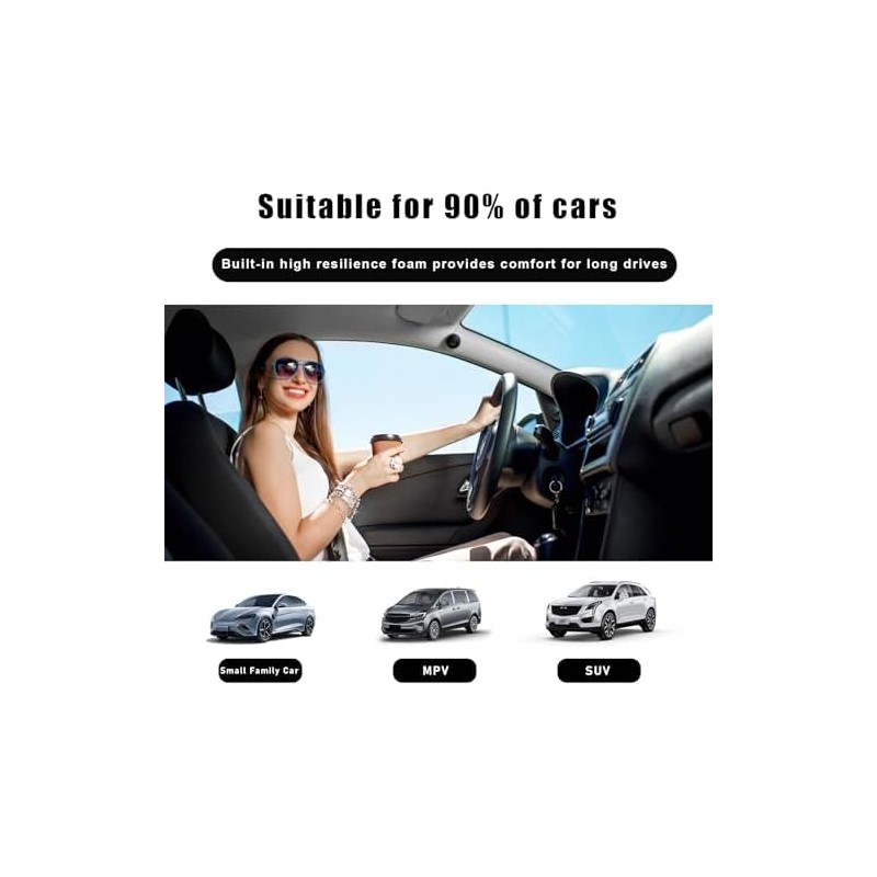 Dickno - 2 fundas para asientos de automóvil para asientos