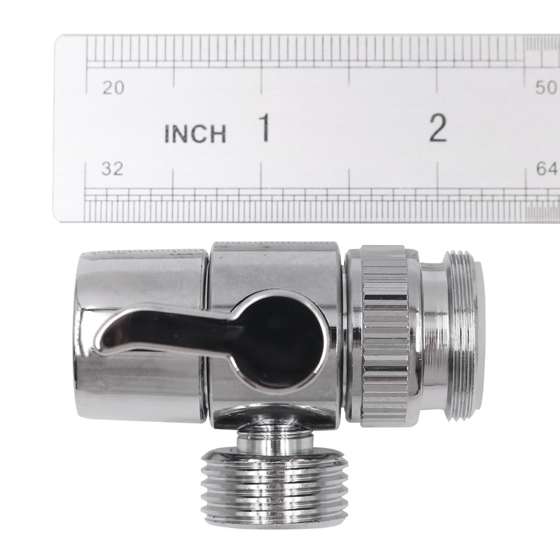 VOANZO 3-Way Tap Diverter Shower Adapter for Bath Taps Diverter