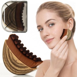Lymphatic Contour Face Brush Facial Cleansing with Storage Case Soft Nylon Bristles Manual Plastic Dry Daily Skin Care Massage Tool 236918, Facial Cleansing Brush with Storage Case Soft Nile, Brown / 림프 컨투어 페이스 브러시 보관 케이스가 있는 페이셜 클렌징 부드러운 나일론 빗살 수동 플라스틱 드라이 데일리 스킨 케어 마사지 도구 236918, 보관 케이스가 있는 페이셜 클렌징 브러시 부드러운 나일, 브라운