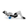 AFH-Webshop Blue fascia roller with practical transport bag, foam roller