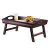 Winsome Wood Sedona Bed Tray, Antique Walnut