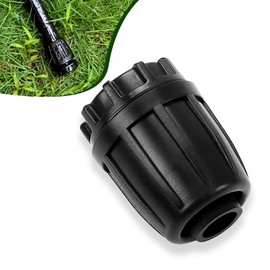 Spalolen 10 Pack 1/2 Inch Drip Irrigation Fittings End Caps for 1/2 Inch Drip Irrigation Tubing (0.52" ID x 0.60"-0.63" OD), Anti-Drop 1/2'' Drip Line Barbed Locked End Plugs Nuts Connectors