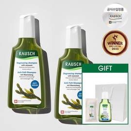 Rausch [선물포장] [더블기획] 라우쉬 씨위드 디그리징 샴푸 200ml+GIFT [Gift Wrapped] [Double Promotion] Rausch Seaweed Degreasing Shampoo 200ml + GIFT