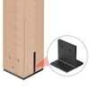 YIDU69Q 2 Pcs 8x8 Black Concealed Post Base, Heavy Duty