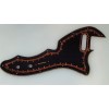 Tool Awl Leather Leather pickguard Fender thinline hand tooled and
