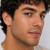 BCMON 18K Gold PVD G23 Titanium Star Septum Clicker Nose