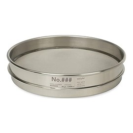 Advantech 50SS8H Stainless Steel Half Sieve, 8" Diameter, #50 Mesh Size